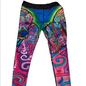 Xlusion womens 2X graphic leggings